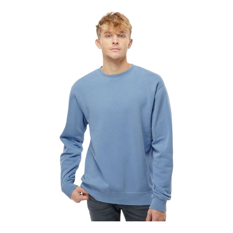 Independent Trading Co PRM3500 Unisex Midweight Pigment-Dyed Crewneck Sweatshirt Prepared For Dye XS