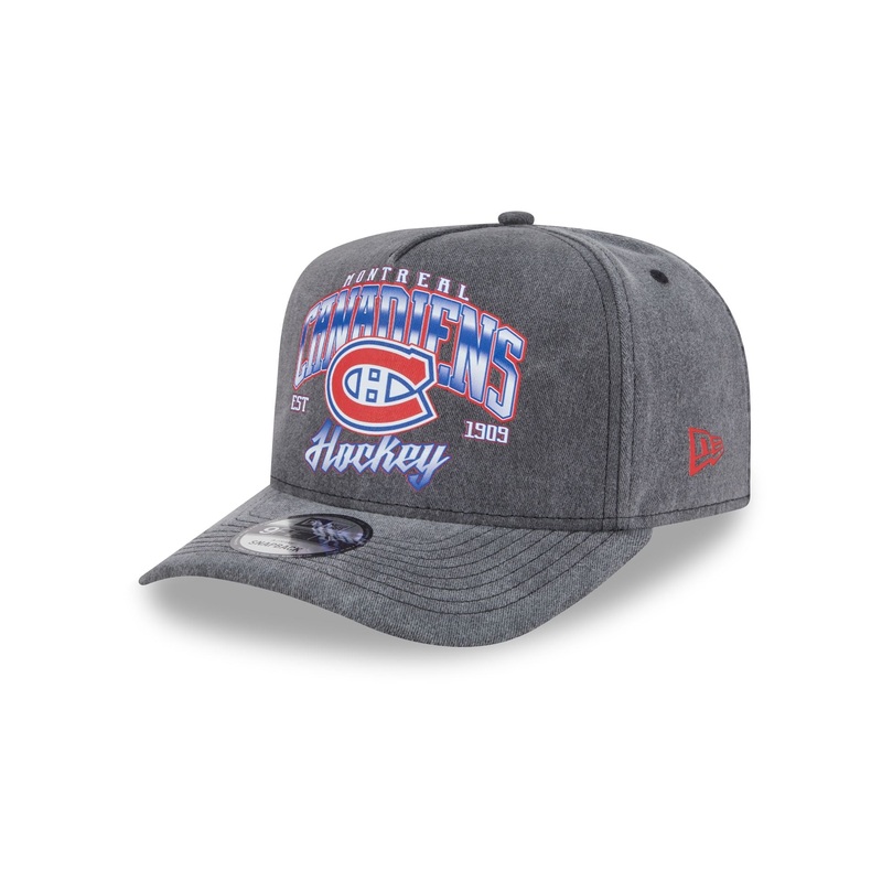 Montreal Canadiens Washed 9FIFTY A-Frame Snapback Hat One Size