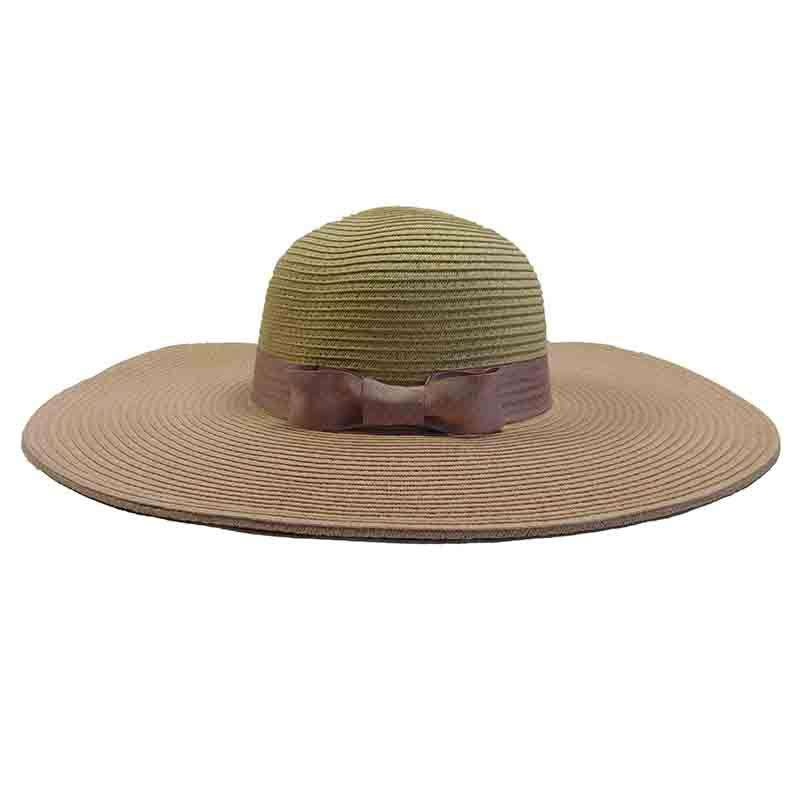 Pink Polka Dot Ribbon Bow Summer Floppy Hat – Jones New York Pink