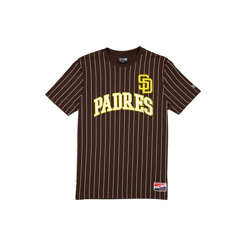 San Diego Padres Throwback Pinstripe Wordmark T-Shirt S