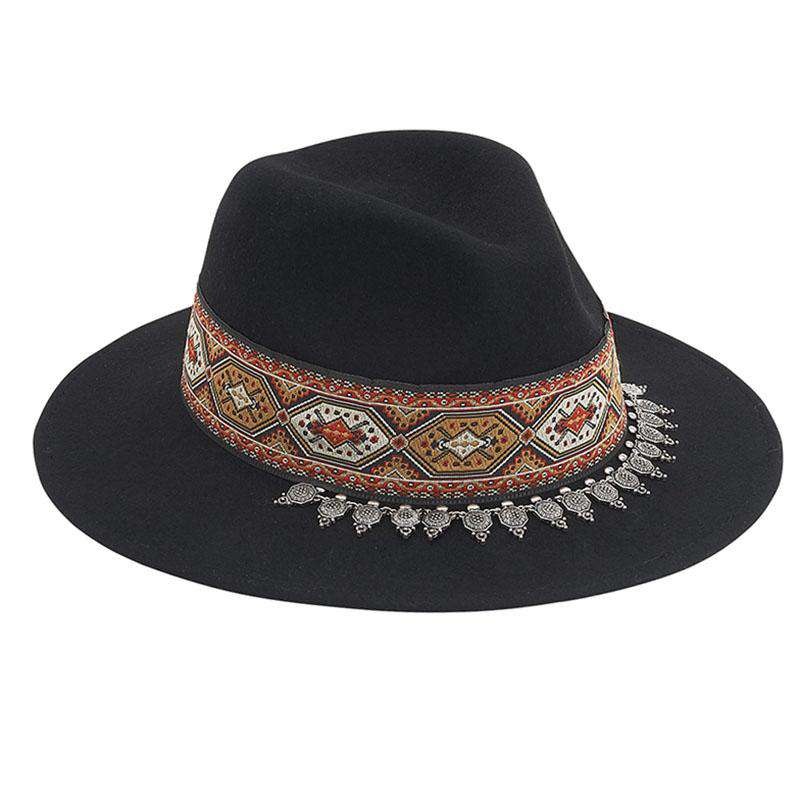 Tribal Pattern Safari Outback Hat by Adora Black