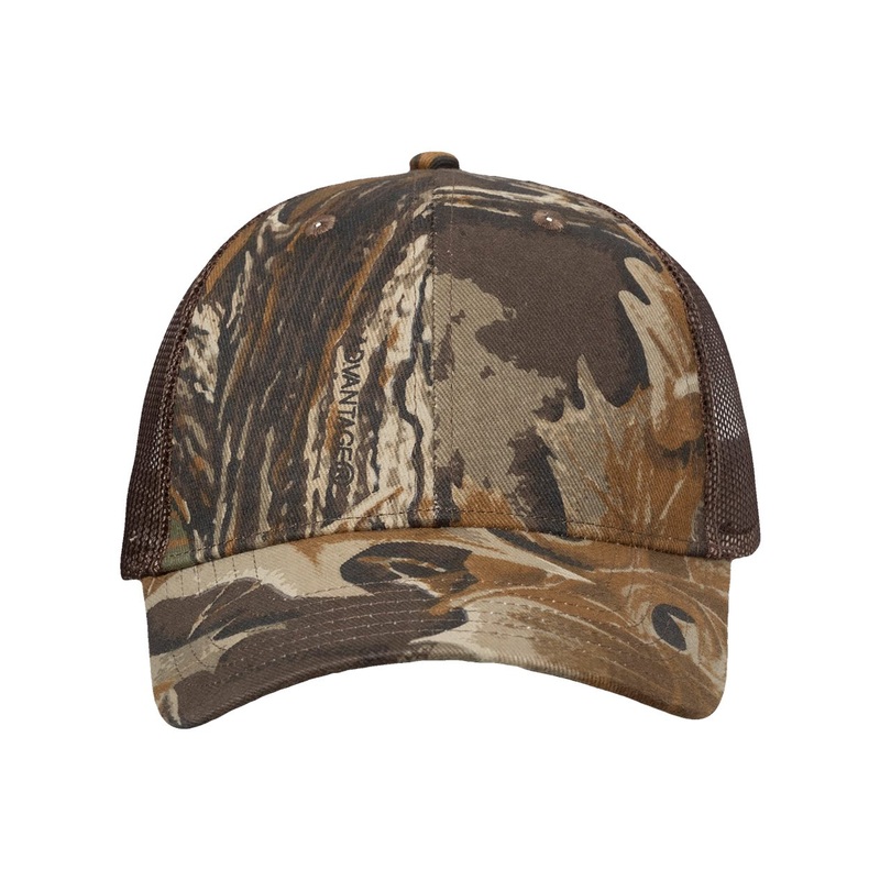 Valucap VC150M Licensed Camo Mesh Cap Advantage Classic/Brown Mesh