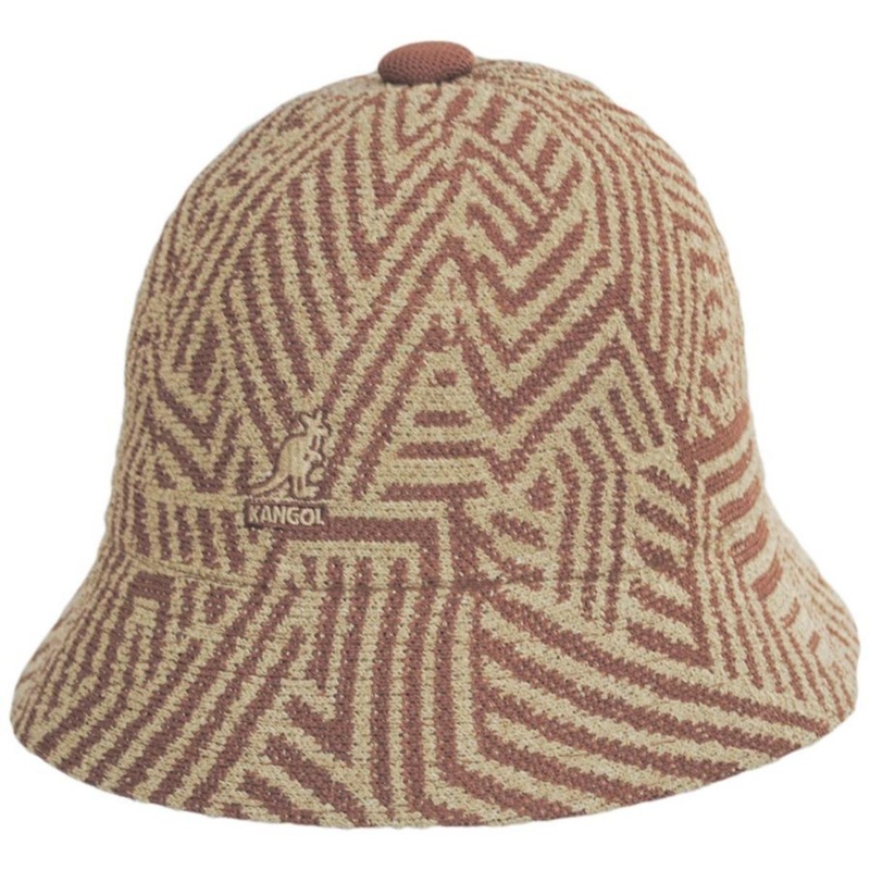 Virtual Grid Casual Bucket Hat MAHOGANY/OAT S