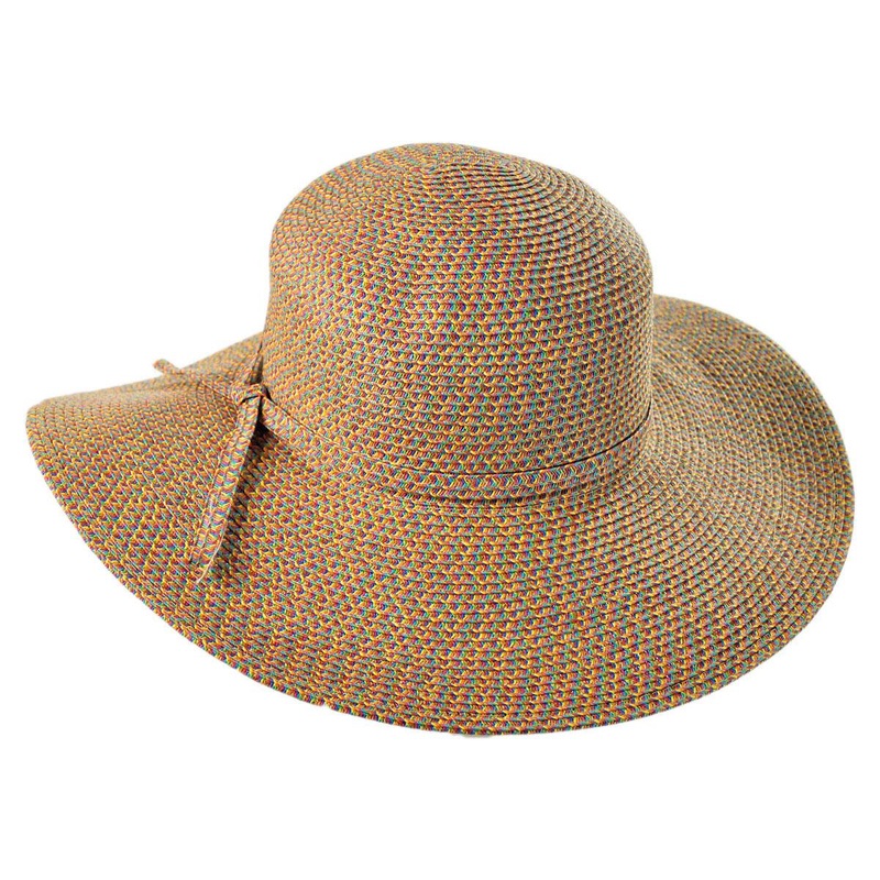 Wholesale Sorbet Toyo Straw Sun Hat B2B Pre-Pack MULTI (12) ONE SIZE FITS MOST