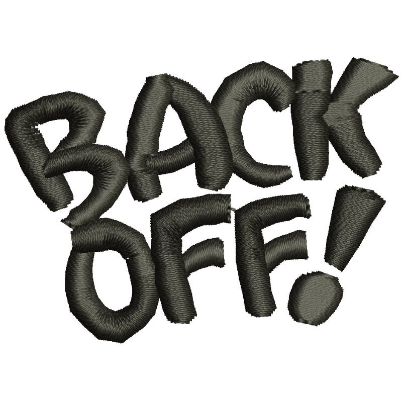 Back Off Phrase Default Title One Size