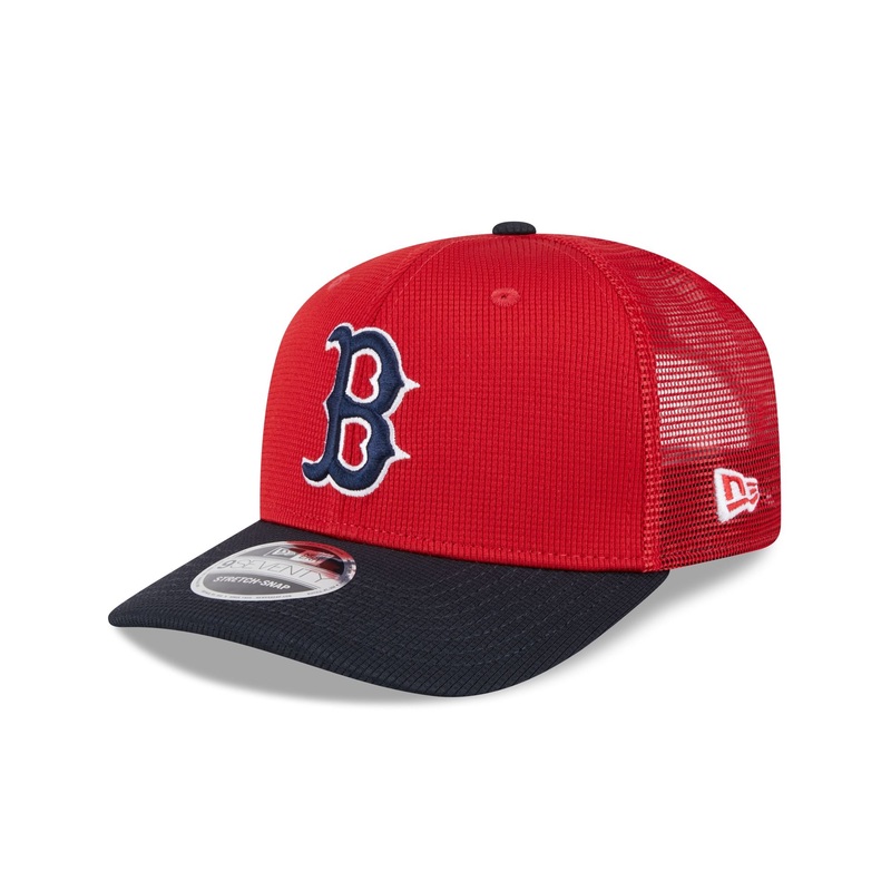 Boston Red Sox 2025 Batting Practice 9SEVENTY Trucker Hat One Size