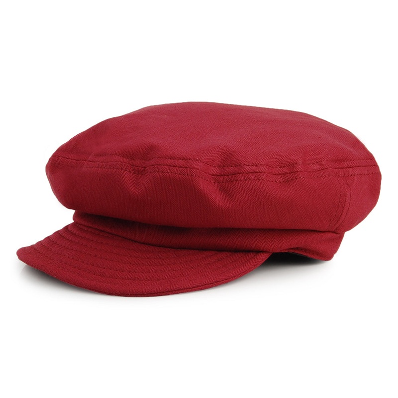 Brixton Hats Unstructured Fiddler Cap II – Burgundy Small-56cm