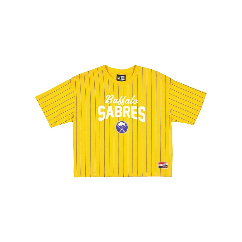 Buffalo Sabres Throwback Pinstripe Women’s T-Shirt XS