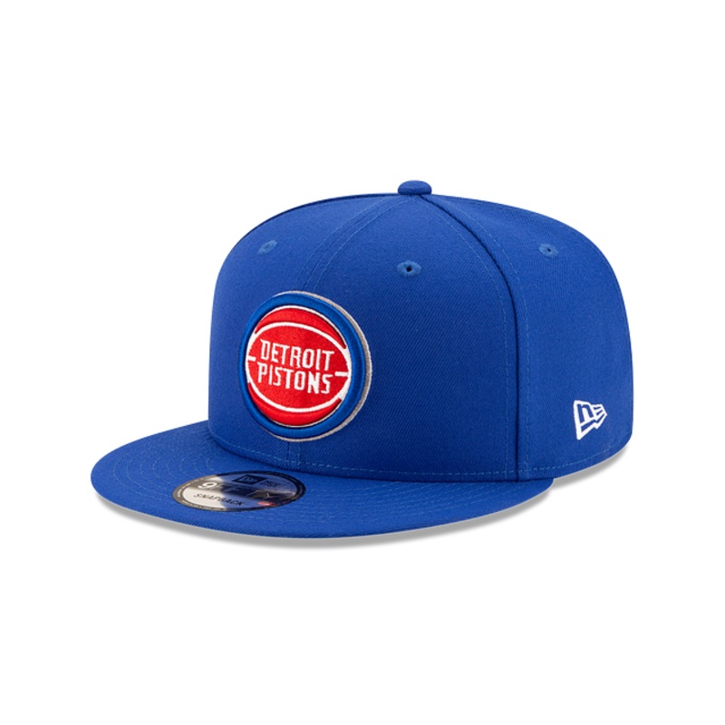 Detroit Pistons Basic 9FIFTY Snapback Hat One Size