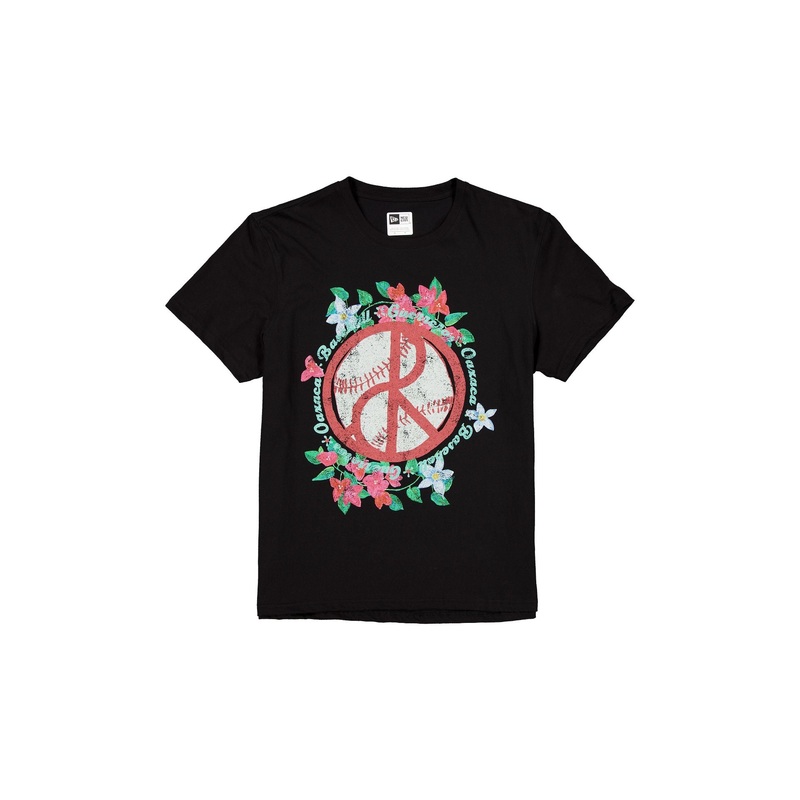 Guerreros de Oaxaca Black Floral T-Shirt S