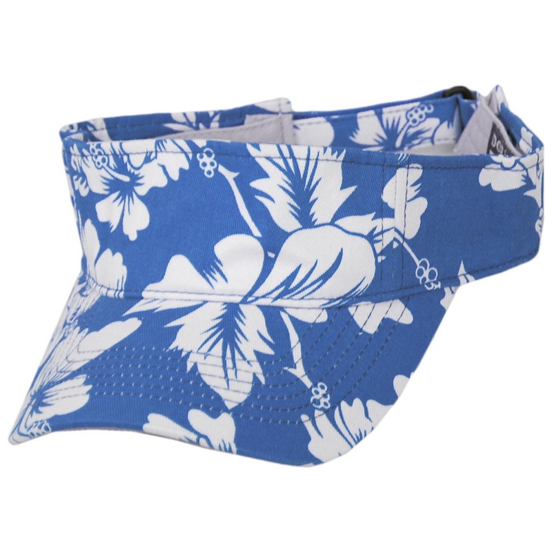 Maui Cotton Sport Visor BLUE ADJUSTABLE