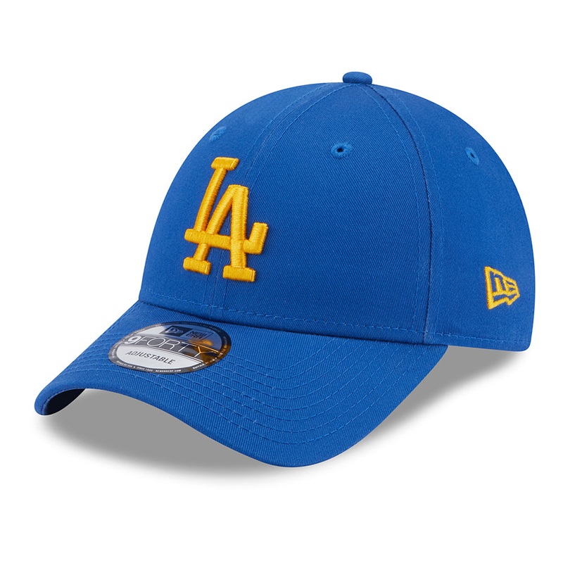 New Era 9FORTY L.A. Dodgers Baseball Cap – MLB League Essential – Azure-Yellow Adjustable