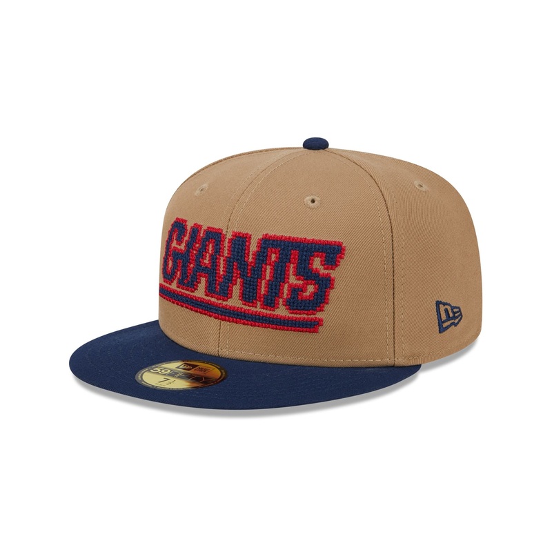 New York Giants Classic 8-Bit Wordmark 59FIFTY Fitted Hat 7