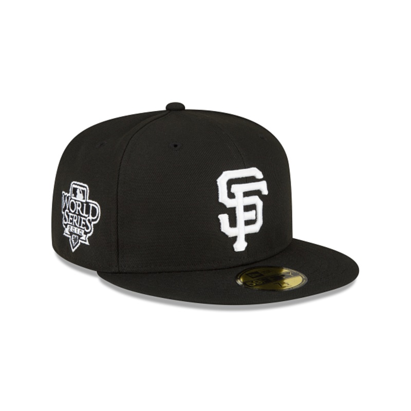 San Francisco Giants Sidepatch Black 59FIFTY Fitted Hat 7