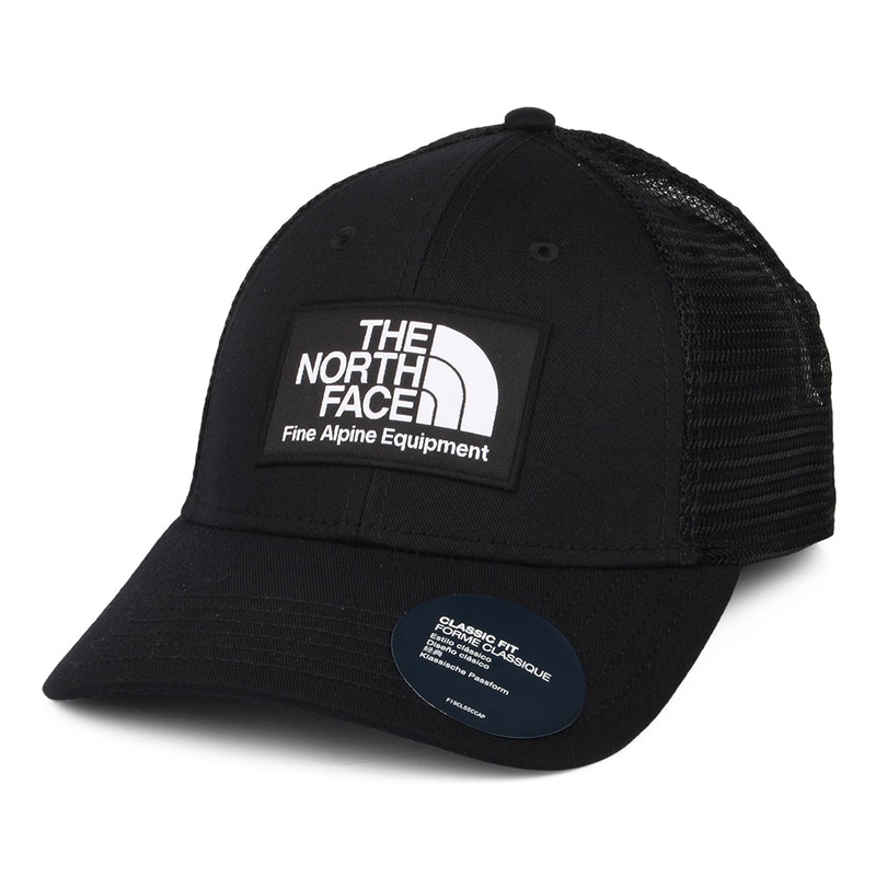 The North Face Hats Mudder Recycled Trucker Cap – Black Adjustable
