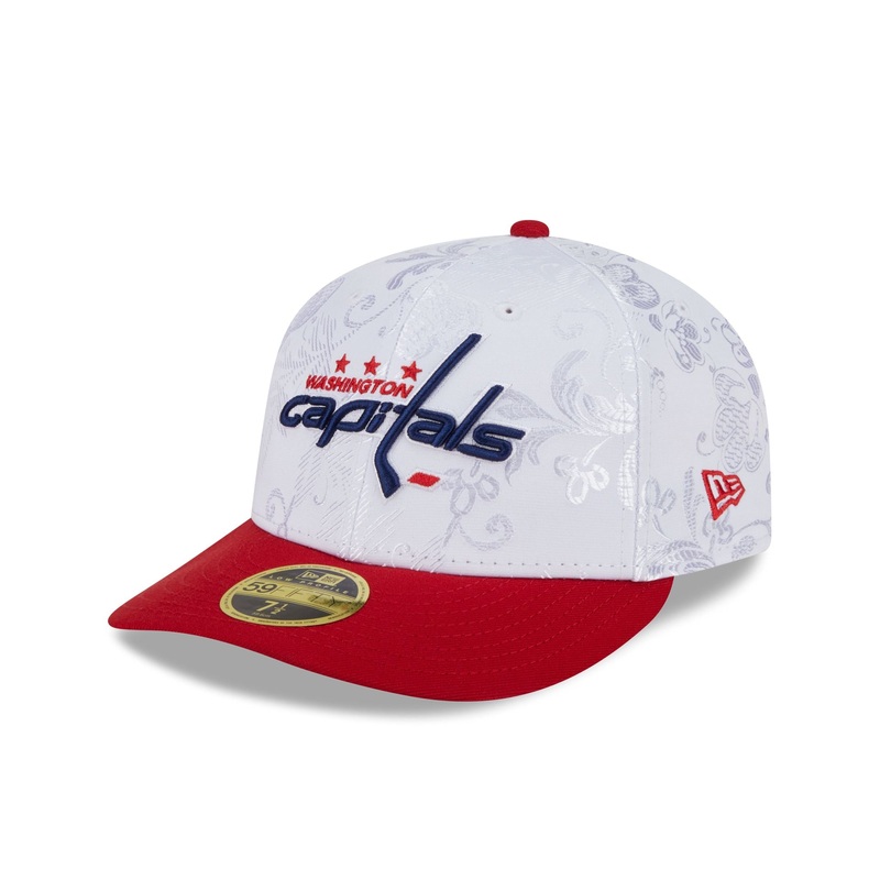 Washington Capitals Floral Shine Low Profile 59FIFTY Fitted Hat 7