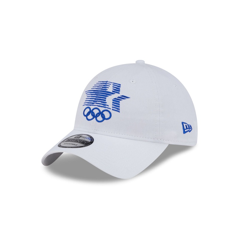 1984 Olympics Team USA White 9TWENTY Adjustable Hat One Size