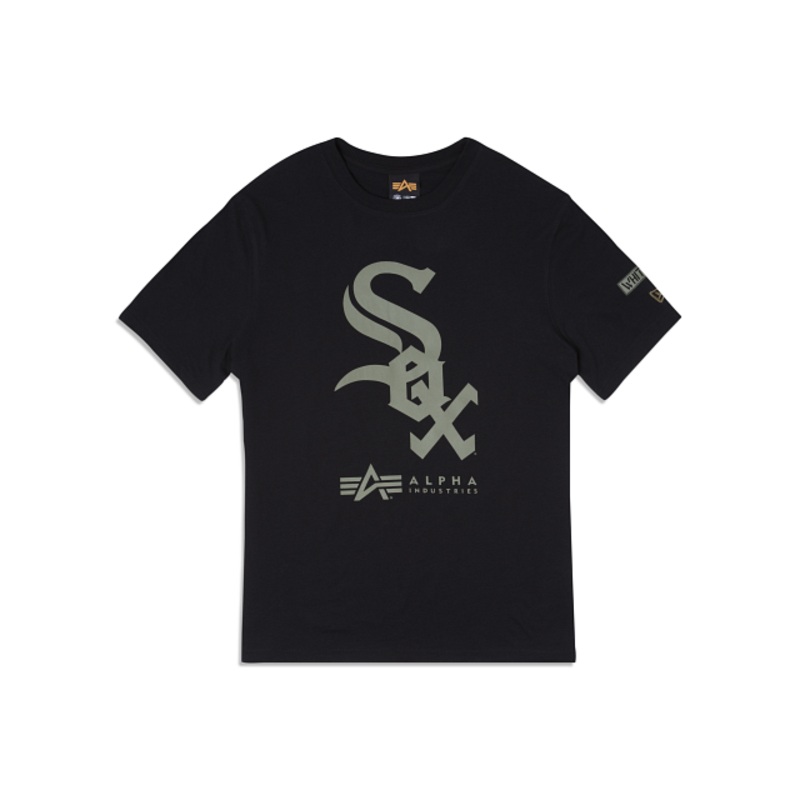 Alpha Industries X Chicago White Sox Black T-Shirt S
