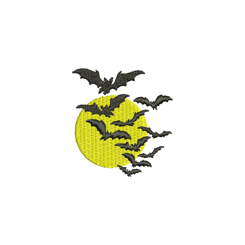 Bats Moon Halloween Default Title One Size