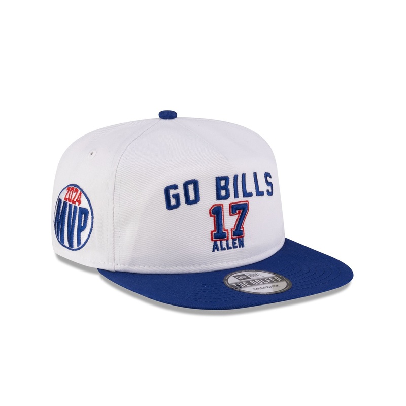 Buffalo Bills Josh Allen MVP White Golfer Hat One Size