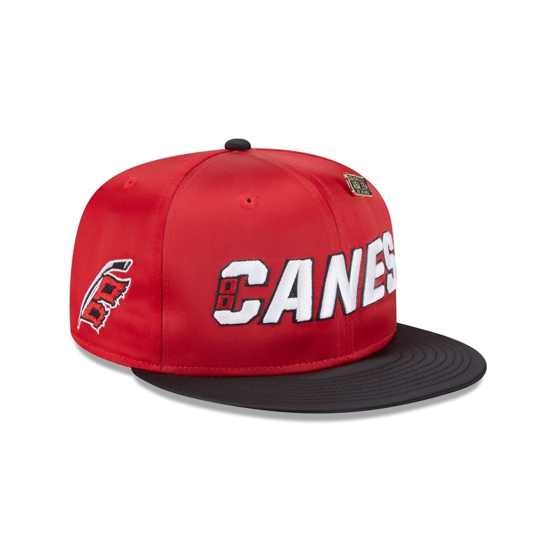 Carolina Hurricanes Spring Satin 59FIFTY Fitted Hat 7