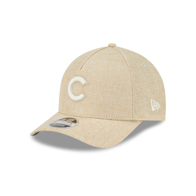 Chicago Cubs Cotton Weave Stone 9FORTY M-Crown A-Frame Snapback Hat One Size