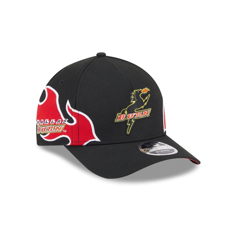 FC Dallas 2025 Jersey Hook Black 9FORTY M-Crown A-Frame Snapback Hat One Size