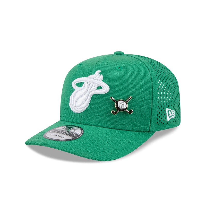 Miami Heat Tee Time 9SEVENTY Trucker Hat One Size