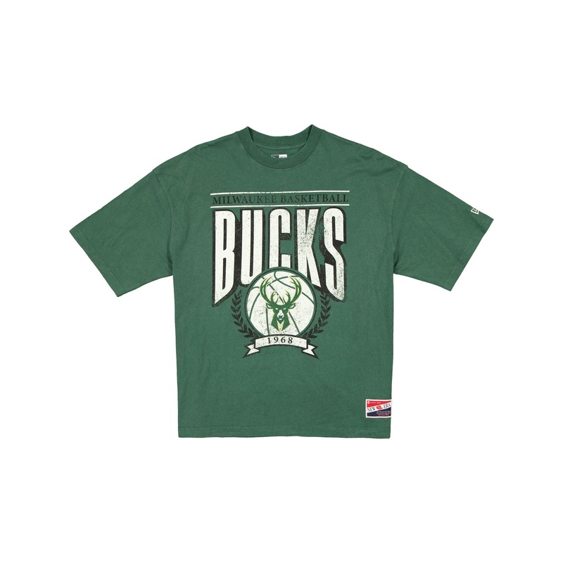 Milwaukee Bucks Throwback Boxy T-Shirt S