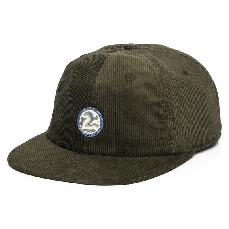 Patagonia Hats Earth Currents Patch Corduroy Snapback Cap – Pine Green Adjustable
