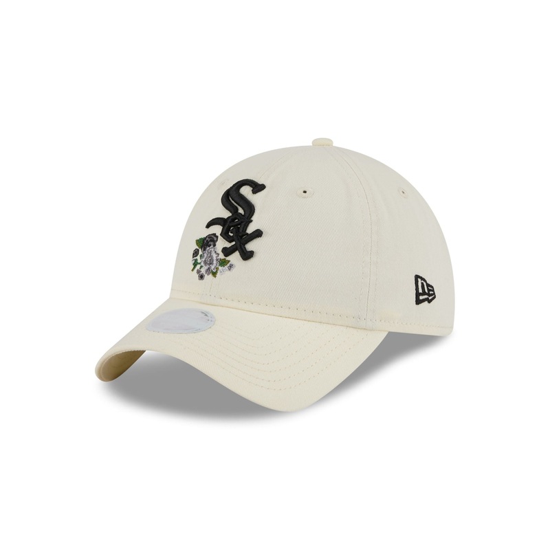 Chicago White Sox Women’s Floral Stitch 9TWENTY Adjustable Hat One Size