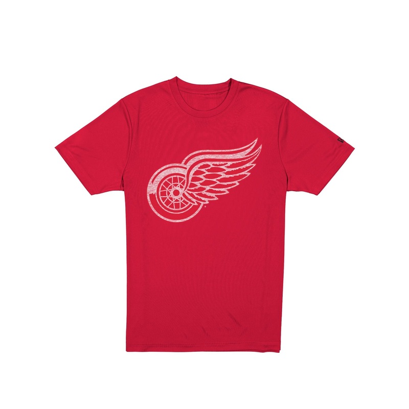 Detroit Red Wings Wash Logo Short-Sleeve T-Shirt S