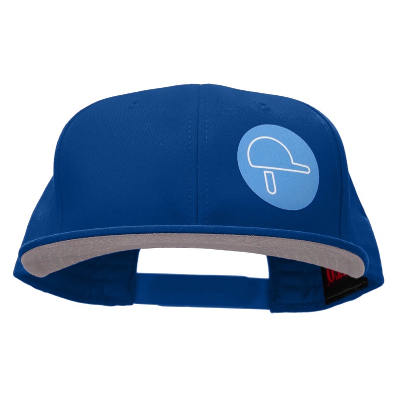 Jockey Helmet Circle Heat Transfer Prostyle Snapback Royal One Size