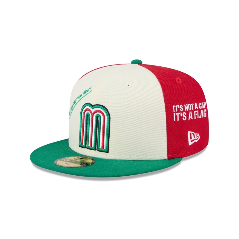 Mexico Baseball New Era Anniversary Logos 59FIFTY Fitted Hat 7