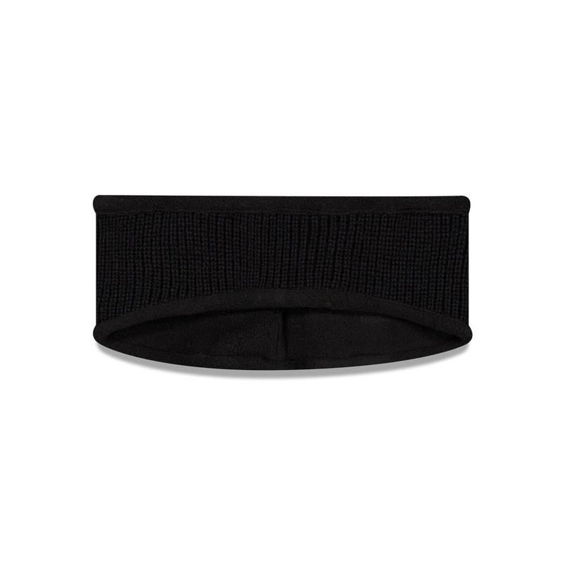 New Era Cap Black Knit Ear Warmer One Size