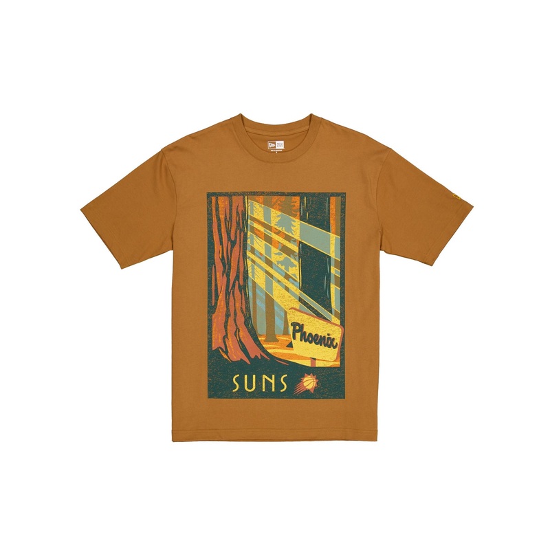 Phoenix Suns 2025 All-Star Game Victory Grove Light Bronze T-Shirt S