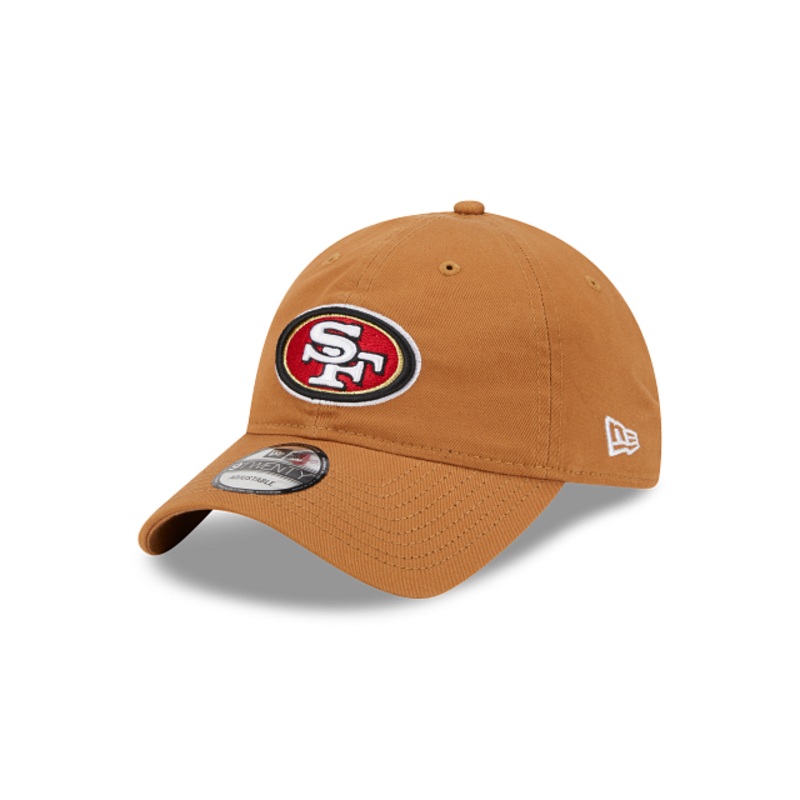 San Francisco 49ers Light Bronze 9TWENTY Adjustable Hat One Size
