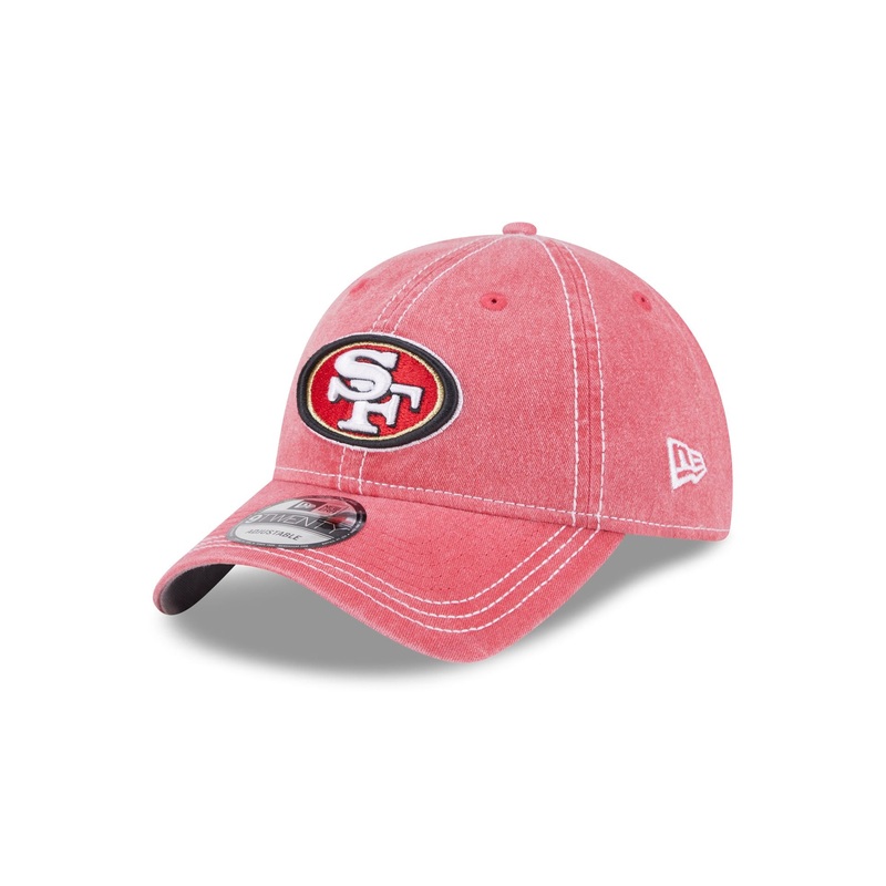 San Francisco 49ers Washed Contrast 9TWENTY Adjustable Hat One Size