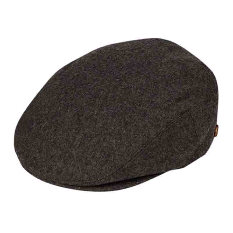 Solid Color Wool Felt Flat Cap – Epoch Hats Grey M (22 3/8″)