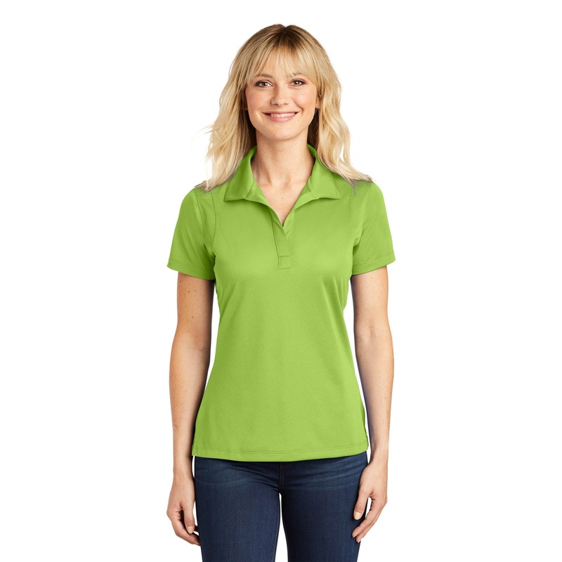 Sport-Tek LST650 Ladies Micropique Sport-Wick Polo – Lime Shock Lime Shock XS