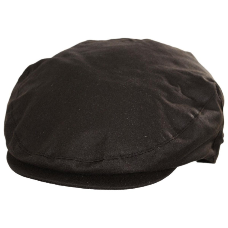 Wholesale British Millerain Wax Cotton Ivy Cap B2B Pre-Pack BROWN 1S-3M-4L-3XL-1XXL