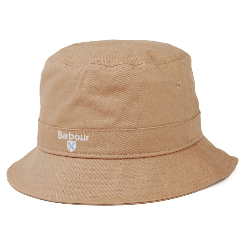 Barbour Hats Cascade Cotton Bucket Hat – Stone S