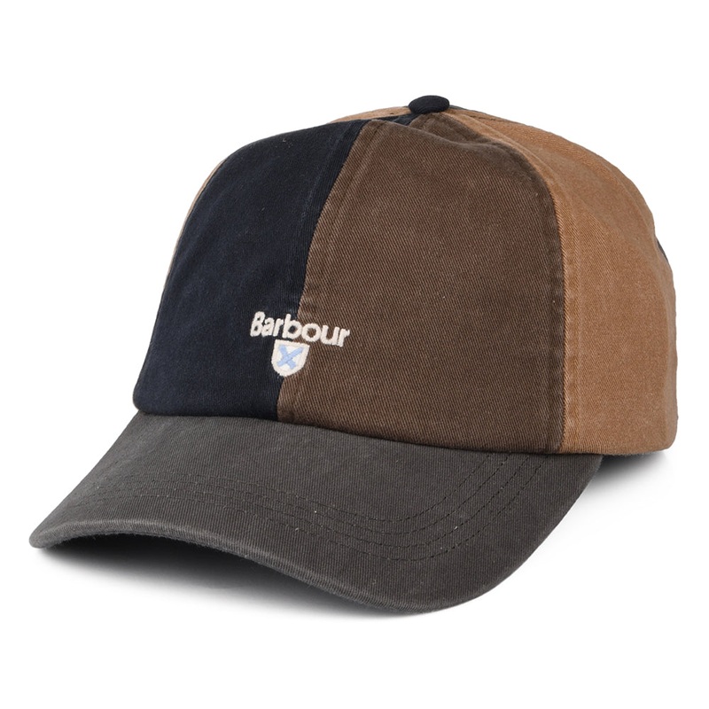 Barbour Hats Laytham Cotton Baseball Cap – Green-Olive-Navy Adjustable