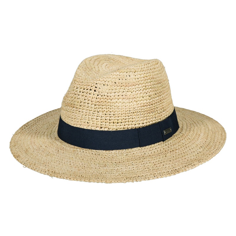 Barts Hats Albury Crocheted Raffia Fedora Hat – Natural M