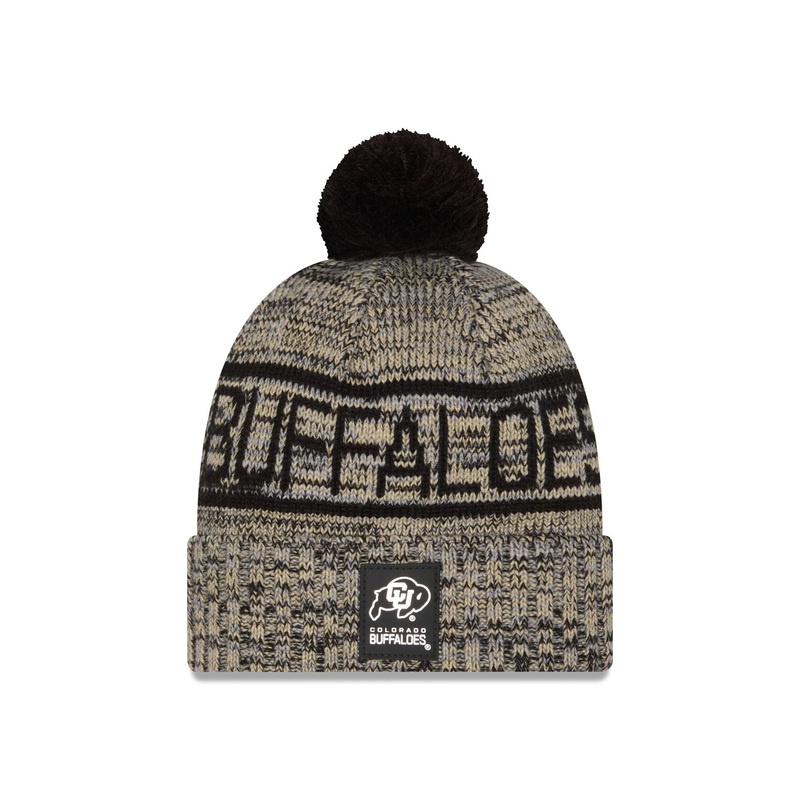 Colorado Buffaloes Cold Weather Pom Knit Hat One Size