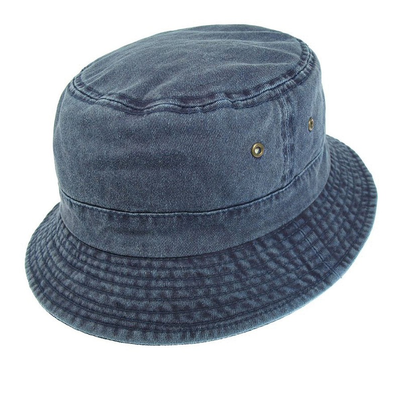 Cotton Packable Bucket Hat Original – Navy Blue S