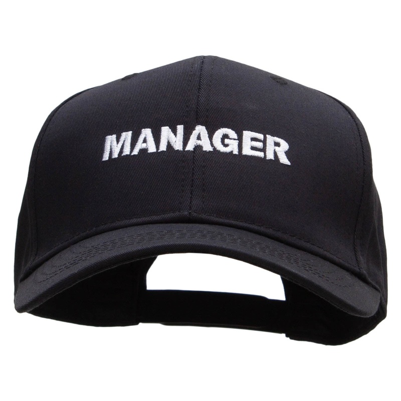 Manager Solid Cotton Twill Low Profile Snap Cap Black One Size
