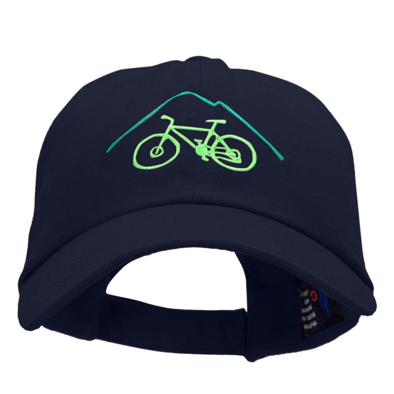 Mountain Bike Insignia Low Profile Dyed Cotton Twill Cap Navy One Size