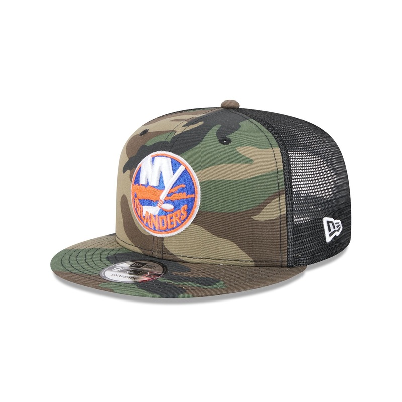 New York Islanders Camo 9FIFTY Trucker Hat One Size
