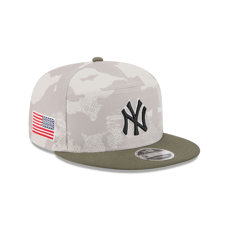 New York Yankees Armed Forces Day 2025 Split Panel 9FIFTY Snapback Hat One Size
